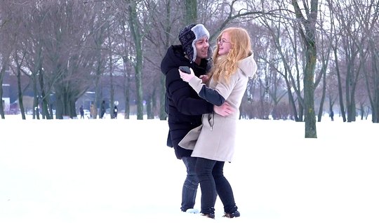 Столичный парень развлекает рыжую девицу из Подмосковья горячим сексом